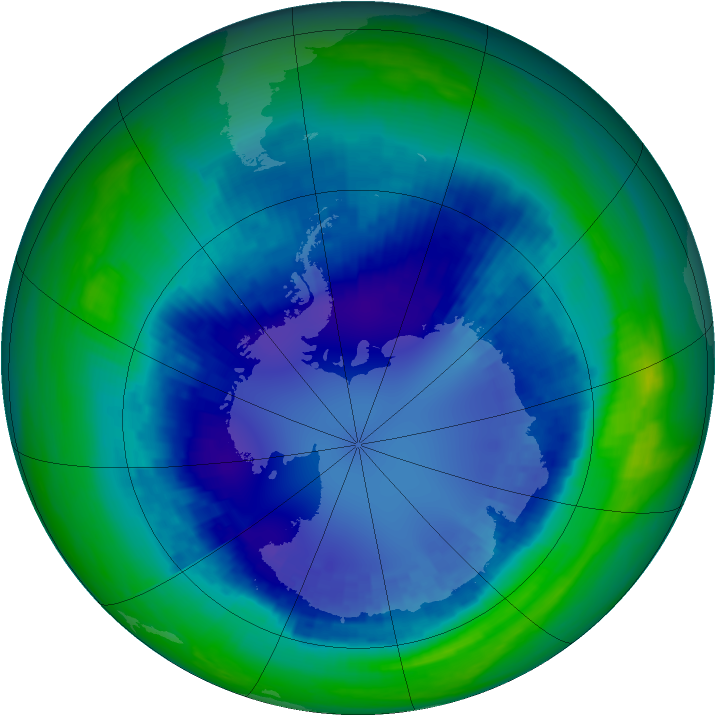 Ozone Map 2003-08-27
